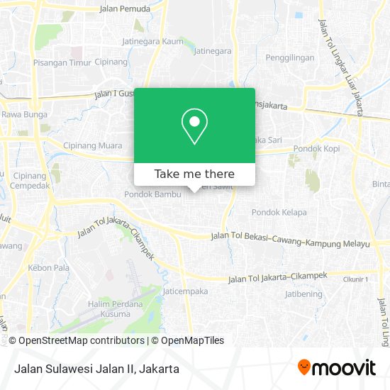 Jalan Sulawesi Jalan II map