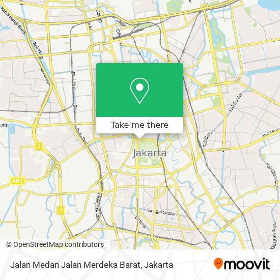 Jalan Medan Jalan Merdeka Barat map