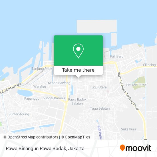 Rawa Binangun Rawa Badak map