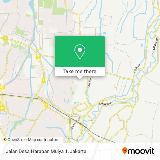 Jalan Desa Harapan Mulya 1 map