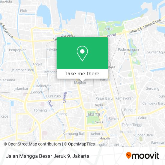 Jalan Mangga Besar Jeruk 9 map