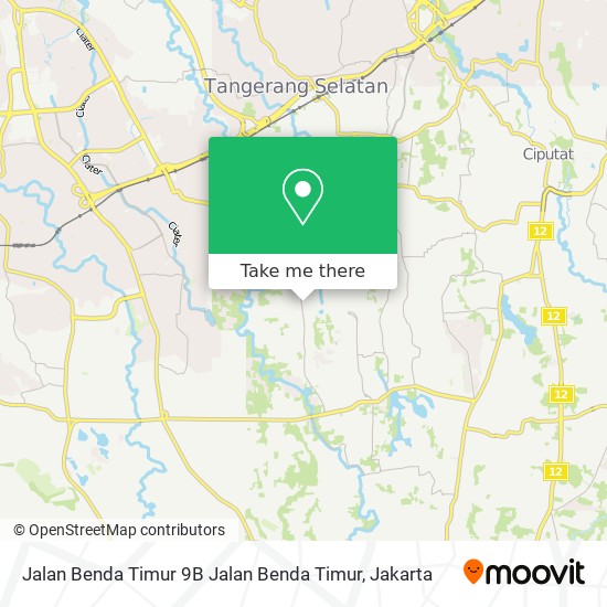 Jalan Benda Timur 9B Jalan Benda Timur map