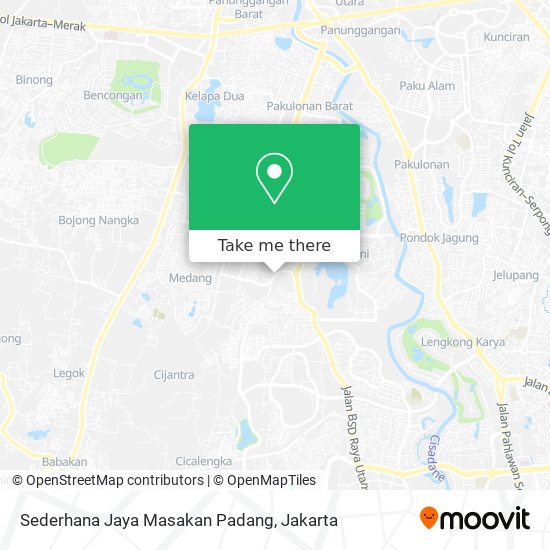 Sederhana Jaya Masakan Padang map