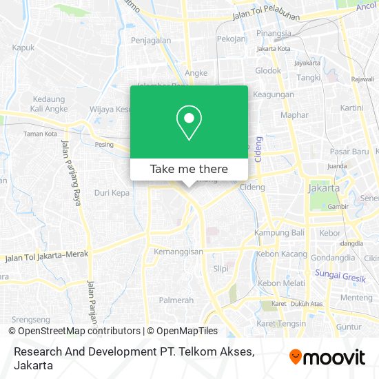 Research And Development PT. Telkom Akses map