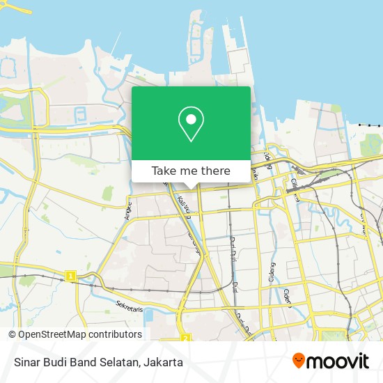 Sinar Budi Band Selatan map