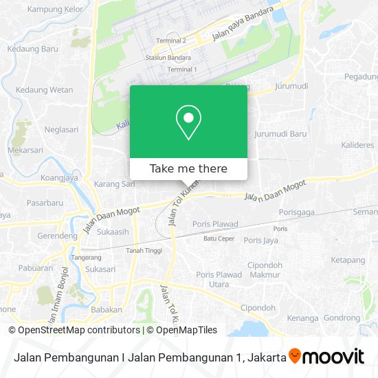 Jalan Pembangunan I Jalan Pembangunan 1 map