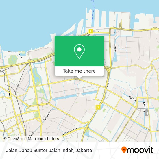 Jalan Danau Sunter Jalan Indah map