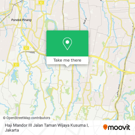 Haji Mandor III Jalan Taman Wijaya Kusuma I map