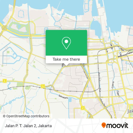 Jalan P. T. Jalan 2 map