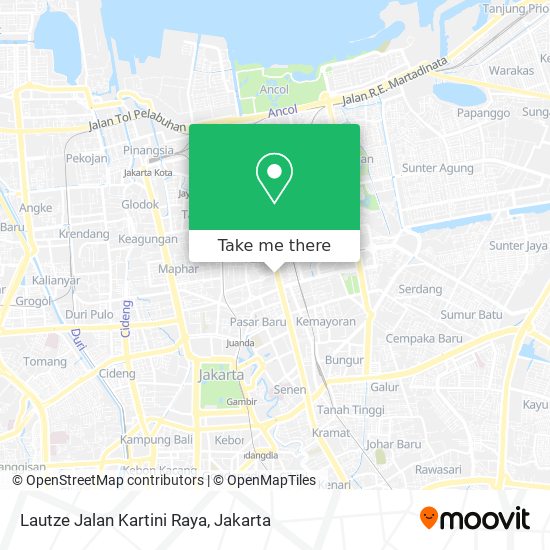 Lautze Jalan Kartini Raya map