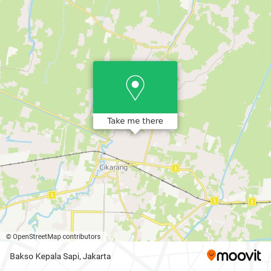 Bakso Kepala Sapi map