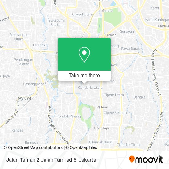 Jalan Taman 2 Jalan Tamrad 5 map