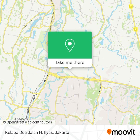 Kelapa Dua Jalan H. Ilyas map