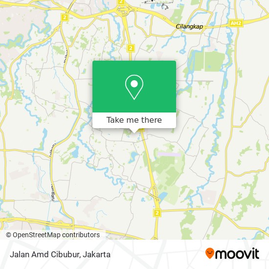 Jalan Amd Cibubur map