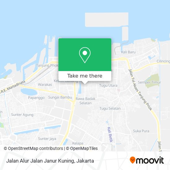 Jalan Alur Jalan Janur Kuning map