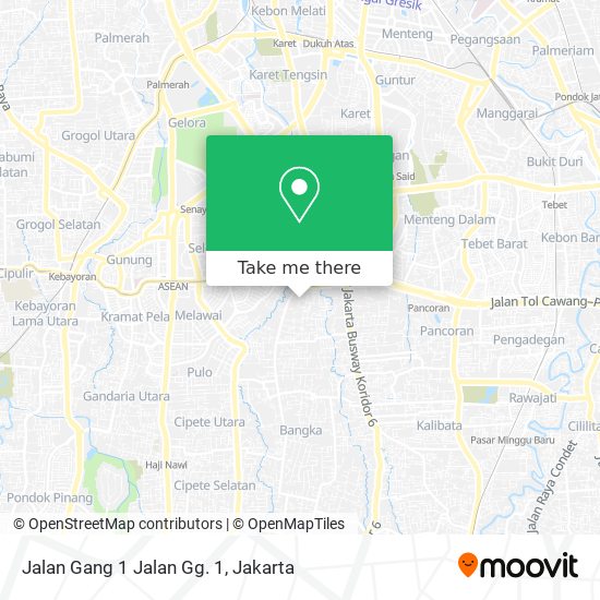 Jalan Gang 1 Jalan Gg. 1 map