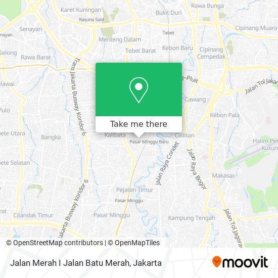 Jalan Merah I Jalan Batu Merah map