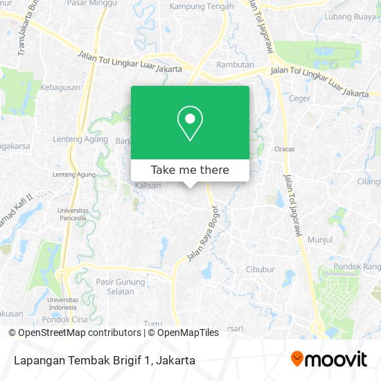 Lapangan Tembak Brigif 1 map