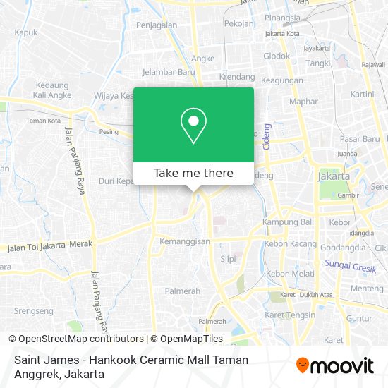 Saint James - Hankook Ceramic Mall Taman Anggrek map