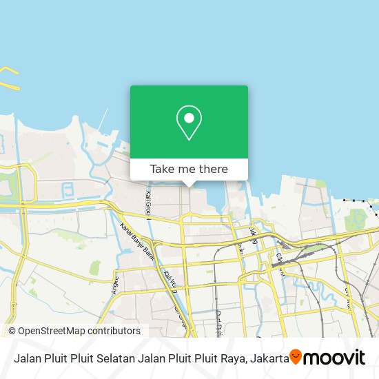 Jalan Pluit Pluit Selatan Jalan Pluit Pluit Raya map