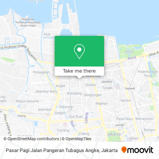 Pasar Pagi Jalan Pangeran Tubagus Angke map