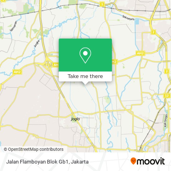 Jalan Flamboyan Blok Gb1 map