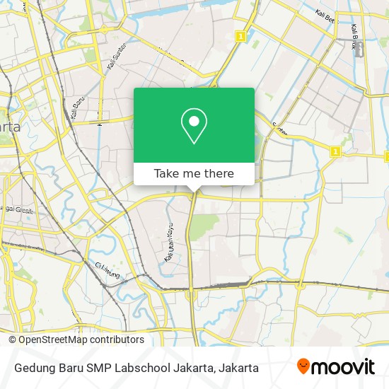 Gedung Baru SMP Labschool Jakarta map