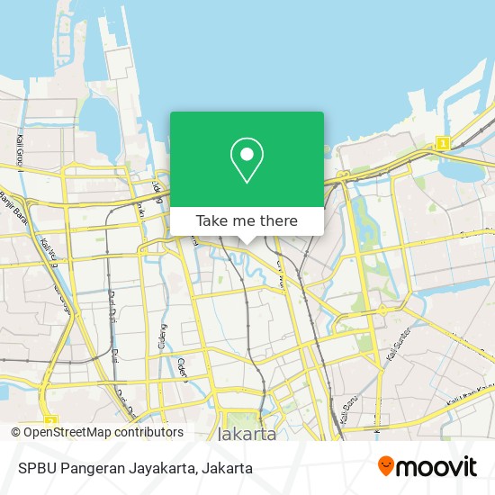 SPBU Pangeran Jayakarta map