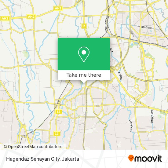 Hagendaz Senayan City map