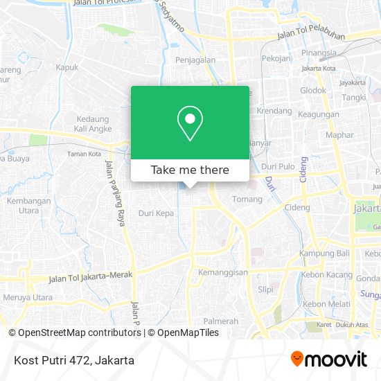 Kost Putri 472 map