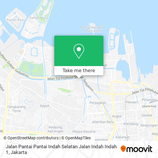 Jalan Pantai Pantai Indah Selatan Jalan Indah Indah 1 map