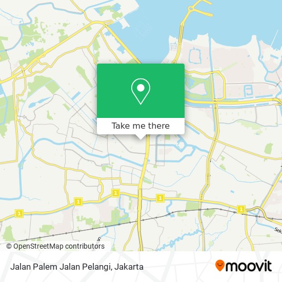 Jalan Palem Jalan Pelangi map