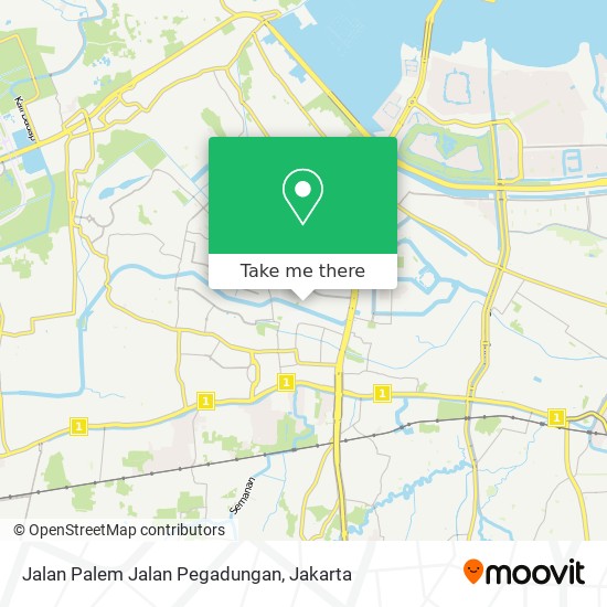 Jalan Palem Jalan Pegadungan map