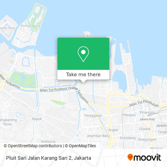 Pluit Sari Jalan Karang Sari 2 map