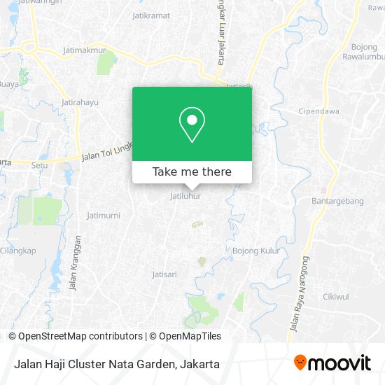 Jalan Haji Cluster Nata Garden map