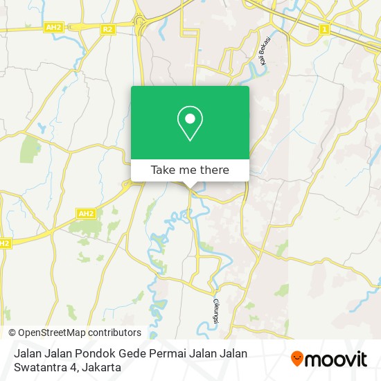 Jalan Jalan Pondok Gede Permai Jalan Jalan Swatantra 4 map