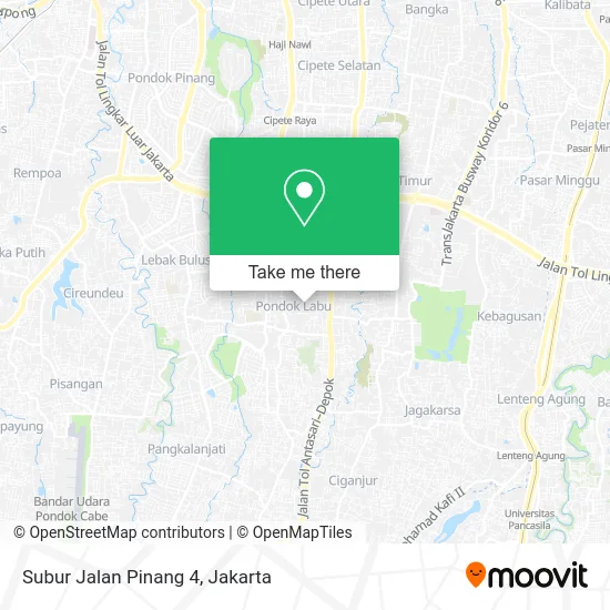 Subur Jalan Pinang 4 map