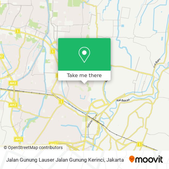 Jalan Gunung Lauser Jalan Gunung Kerinci map