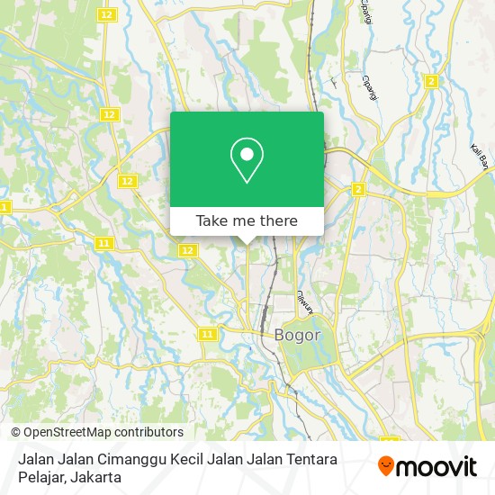 Jalan Jalan Cimanggu Kecil Jalan Jalan Tentara Pelajar map