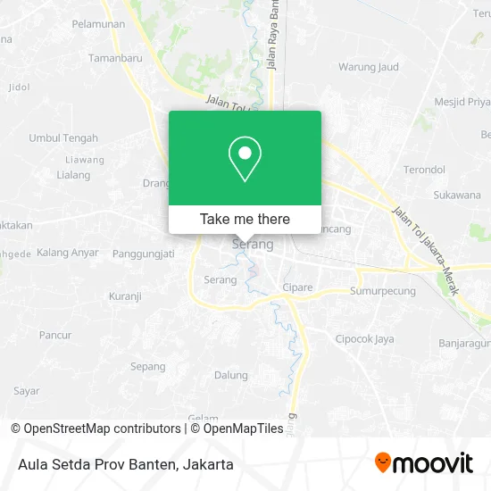 Aula Setda Prov Banten map