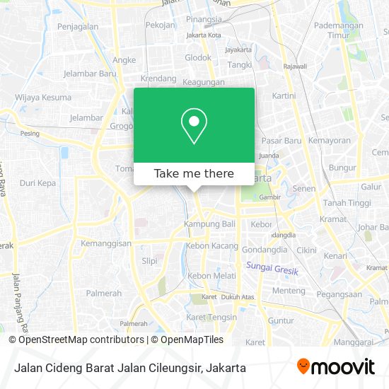 Jalan Cideng Barat Jalan Cileungsir map