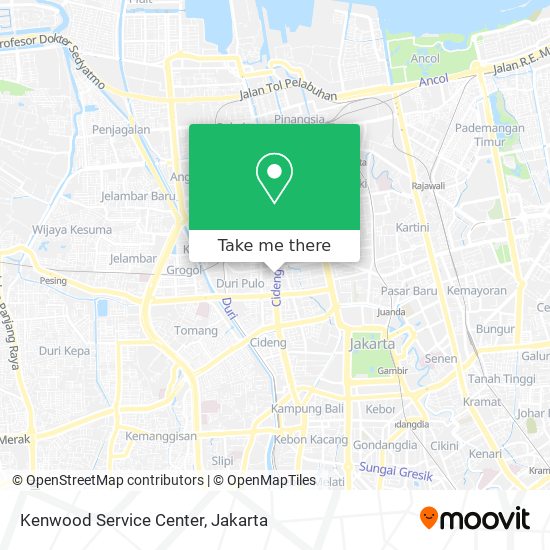 Kenwood Service Center map