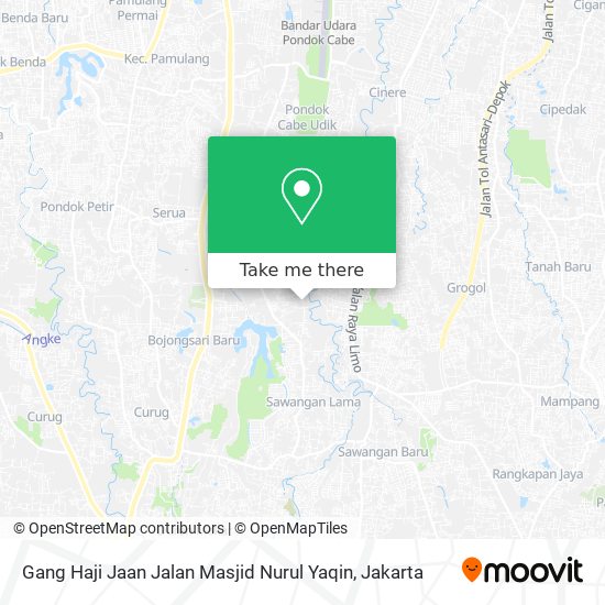 Gang Haji Jaan Jalan Masjid Nurul Yaqin map