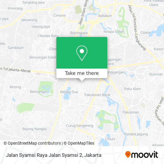 Jalan Syamsi Raya Jalan Syamsi 2 map