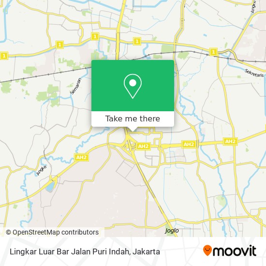 Lingkar Luar Bar Jalan Puri Indah map