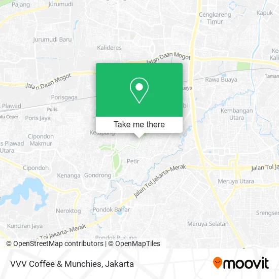 VVV Coffee & Munchies map