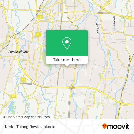 Kedai Tulang Rawit map