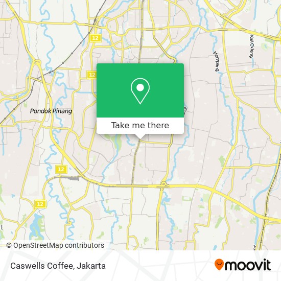 Caswells Coffee map