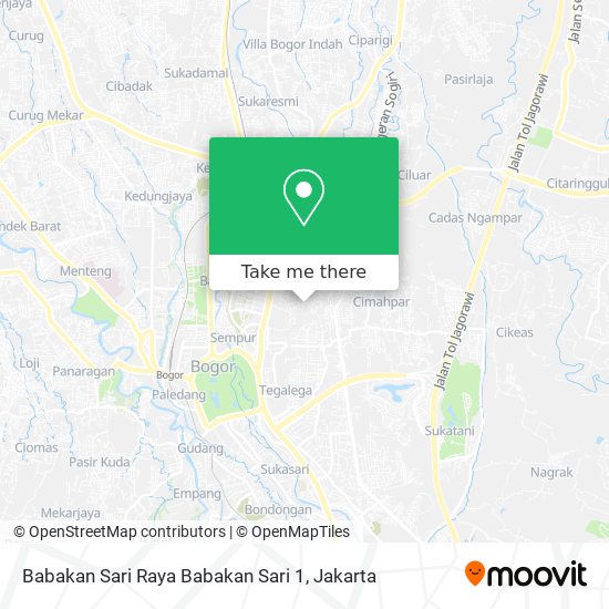 Babakan Sari Raya Babakan Sari 1 map