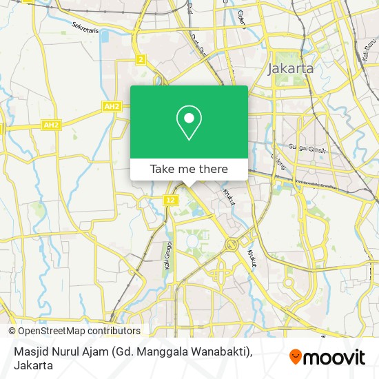 Masjid Nurul Ajam (Gd. Manggala Wanabakti) map